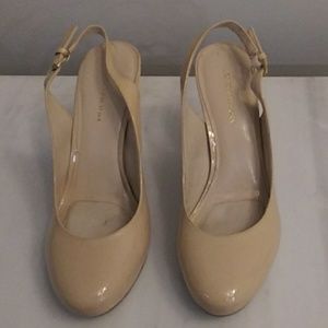 Cream color shoes